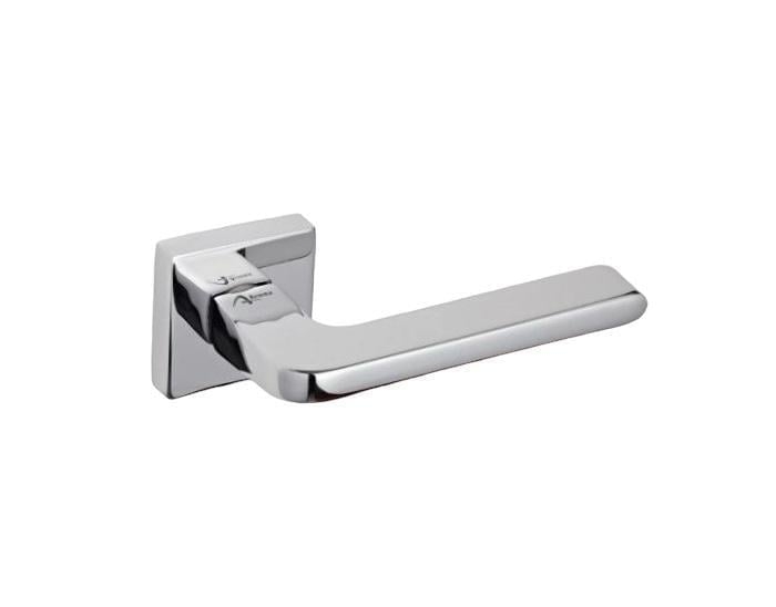 Poignée de porte Paris avec rosace, chromée